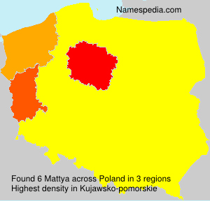 Surname Mattya in Poland Surname Mattya in Poland