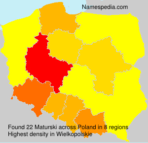 Surname Maturski in Poland Surname Maturski in Poland