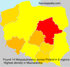 Surname Matyjaszkiewicz in Poland Surname Matyjaszkiewicz in Poland