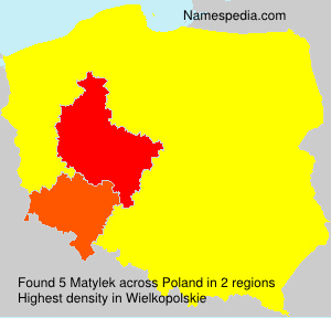 Surname Matylek in Poland Surname Matylek in Poland
