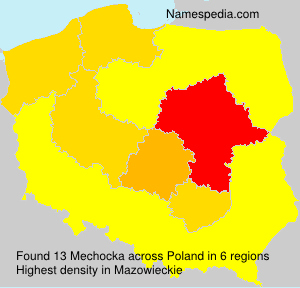 Surname Mechocka in Poland Surname Mechocka in Poland
