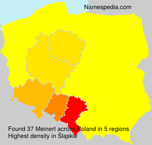 Surname Meinert in Poland Surname Meinert in Poland