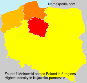 Surname Meirowski in Poland Surname Meirowski in Poland