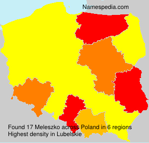 Surname Meleszko in Poland Surname Meleszko in Poland