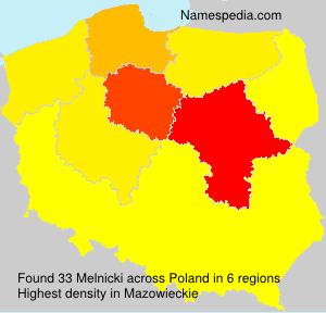 Surname Melnicki in Poland Surname Melnicki in Poland