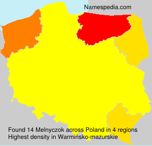 Surname Melnyczok in Poland Surname Melnyczok in Poland