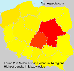 Surname Melon in Poland Surname Melon in Poland