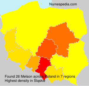 Surname Melson in Poland Surname Melson in Poland