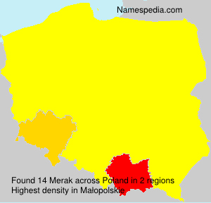 Surname Merak in Poland Surname Merak in Poland
