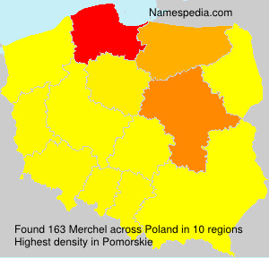 Surname Merchel in Poland Surname Merchel in Poland