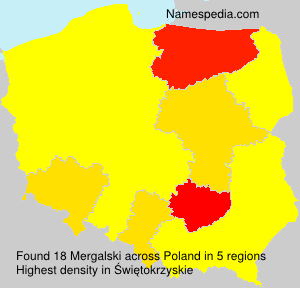 Surname Mergalski in Poland Surname Mergalski in Poland