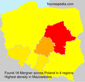 Surname Mergner in Poland Surname Mergner in Poland