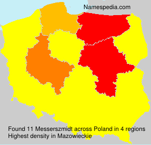 Surname Messerszmidt in Poland Surname Messerszmidt in Poland