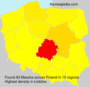 Surname Meszka in Poland Surname Meszka in Poland