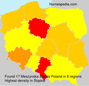 Surname Meszynska in Poland Surname Meszynska in Poland