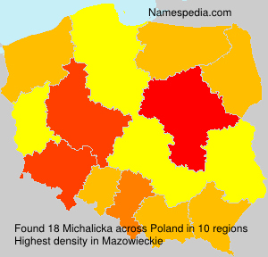 Surname Michalicka in Poland Surname Michalicka in Poland