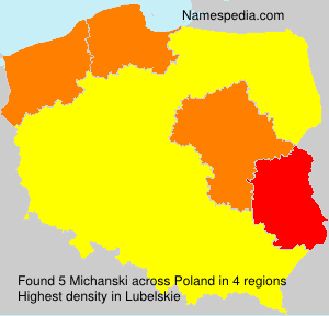 Surname Michanski in Poland Surname Michanski in Poland