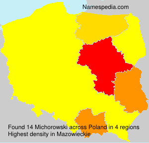 Surname Michorowski in Poland Surname Michorowski in Poland