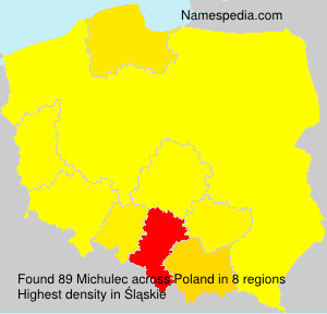 Surname Michulec in Poland Surname Michulec in Poland