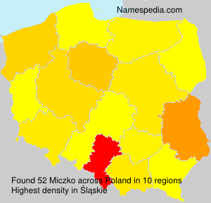 Surname Miczko in Poland Surname Miczko in Poland