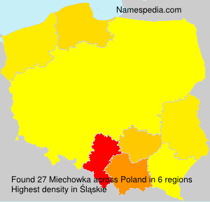 Surname Miechowka in Poland Surname Miechowka in Poland