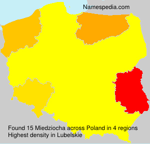 Surname Miedziocha in Poland Surname Miedziocha in Poland