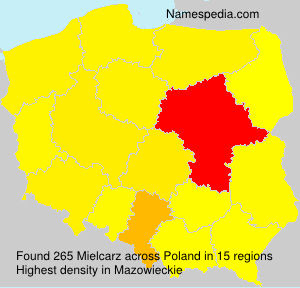 Surname Mielcarz in Poland