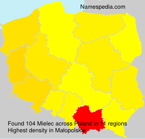Surname Mielec in Poland Surname Mielec in Poland