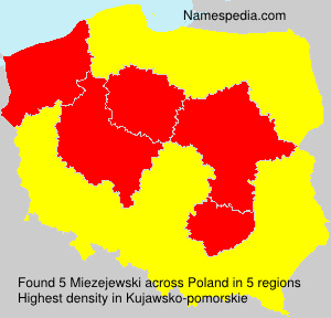 Surname Miezejewski in Poland Surname Miezejewski in Poland