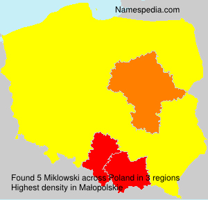 Surname Miklowski in Poland Surname Miklowski in Poland