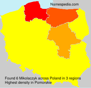 Surname Mikolaczyk in Poland Surname Mikolaczyk in Poland