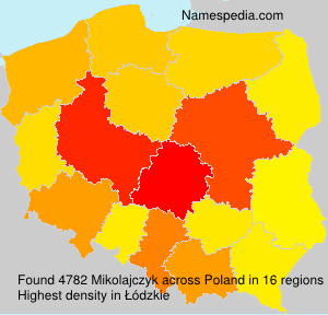 Surname Mikolajczyk in Poland Surname Mikolajczyk in Poland