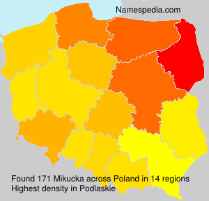 Surname Mikucka in Poland Surname Mikucka in Poland