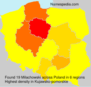 Surname Milachowski in Poland Surname Milachowski in Poland