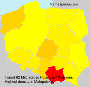 Surname Milc in Poland Surname Milc in Poland