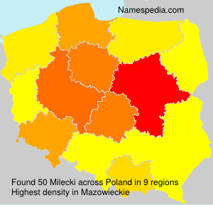 Surname Milecki in Poland Surname Milecki in Poland