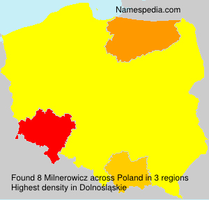 Surname Milnerowicz in Poland Surname Milnerowicz in Poland