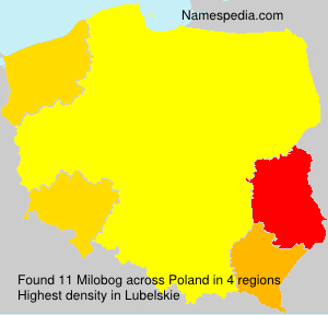 Surname Milobog in Poland Surname Milobog in Poland