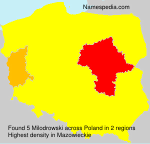 Surname Milodrowski in Poland Surname Milodrowski in Poland