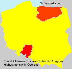 Surname Minkowicz in Poland Surname Minkowicz in Poland