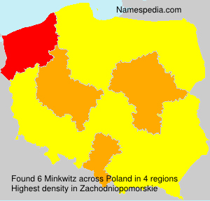 Surname Minkwitz in Poland Surname Minkwitz in Poland