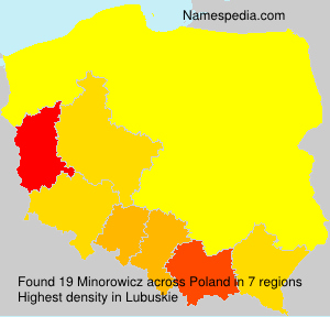 Surname Minorowicz in Poland Surname Minorowicz in Poland