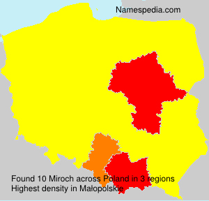 Surname Miroch in Poland Surname Miroch in Poland