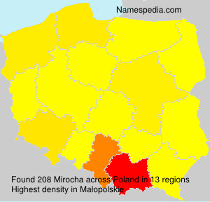 Surname Mirocha in Poland Surname Mirocha in Poland