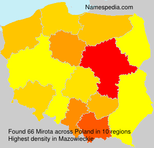 Surname Mirota in Poland Surname Mirota in Poland