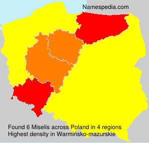 Surname Miselis in Poland Surname Miselis in Poland