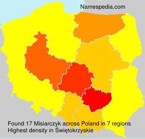Surname Misiarczyk in Poland Surname Misiarczyk in Poland