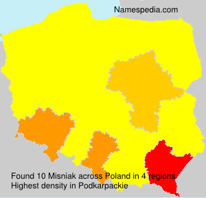 Surname Misniak in Poland Surname Misniak in Poland