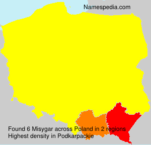 Surname Misygar in Poland Surname Misygar in Poland