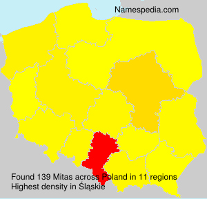 Surname Mitas in Poland Surname Mitas in Poland